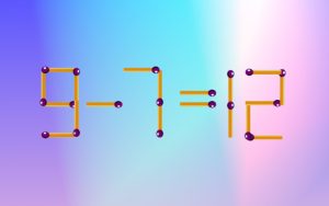 Casse tête Mathématique Testez votre QI de génie en déplaçant une